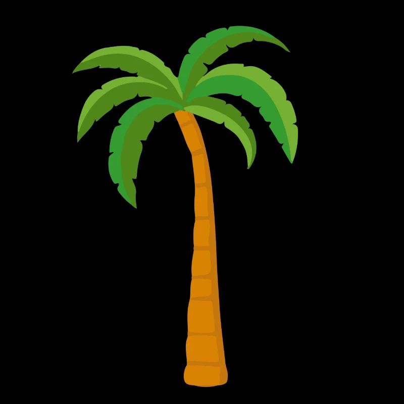Beach Time - logo palmier