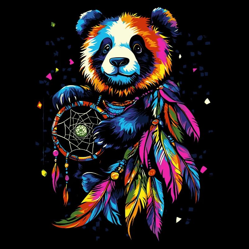 Panda mitTraumfänger