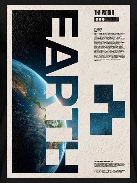 Earth Split Poster-Design