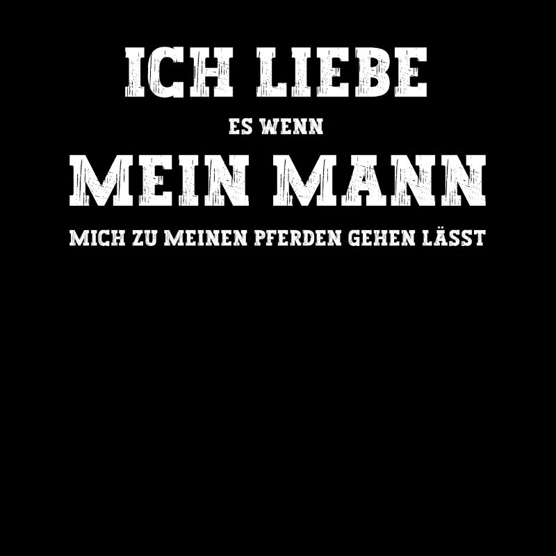 Pferdefrauen lieben ihren Mann