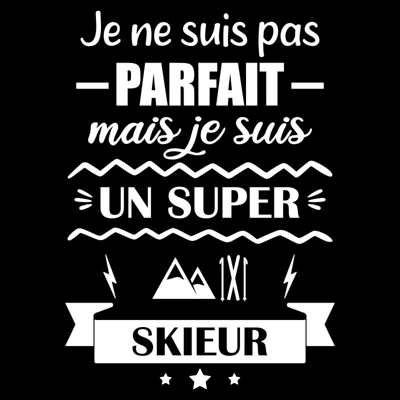 Super Skier Winter Mountain