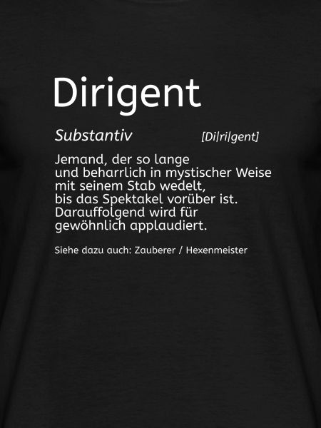 Dirigent Wörterbuch