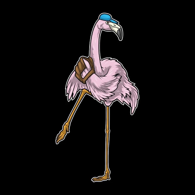 Flamingo Baseball Baseball Glove