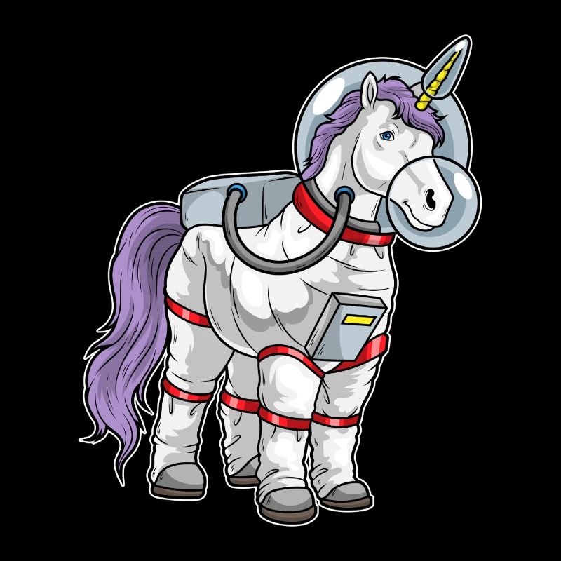 Einhorn Astronaut Weltraum
