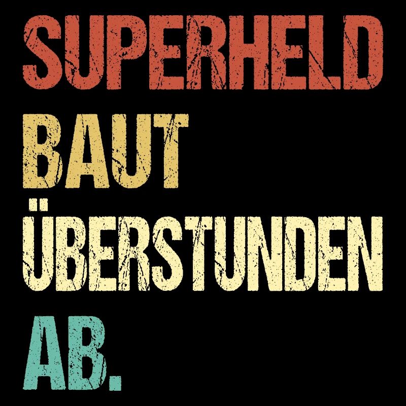 Superheld baut Überstunden ab