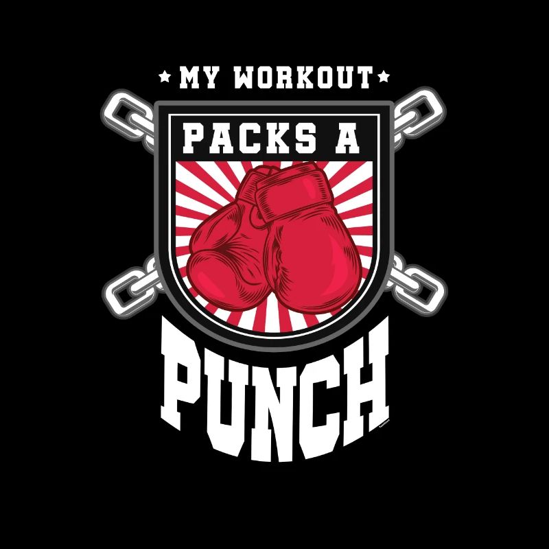 Mein Workout-Packs ein Punch