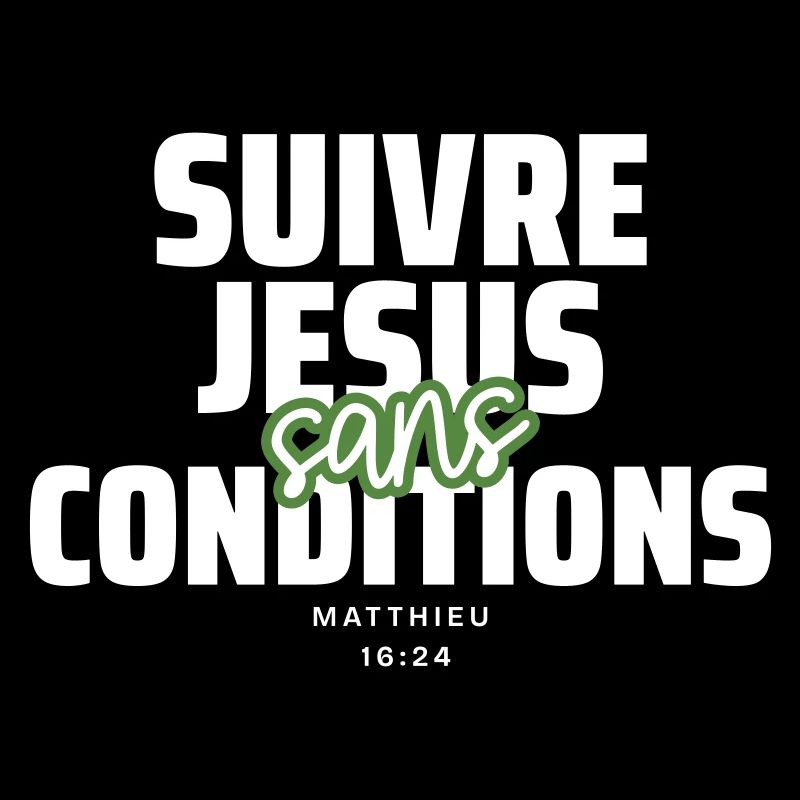 Design Folge Jesus Vers Matthäus Englisch