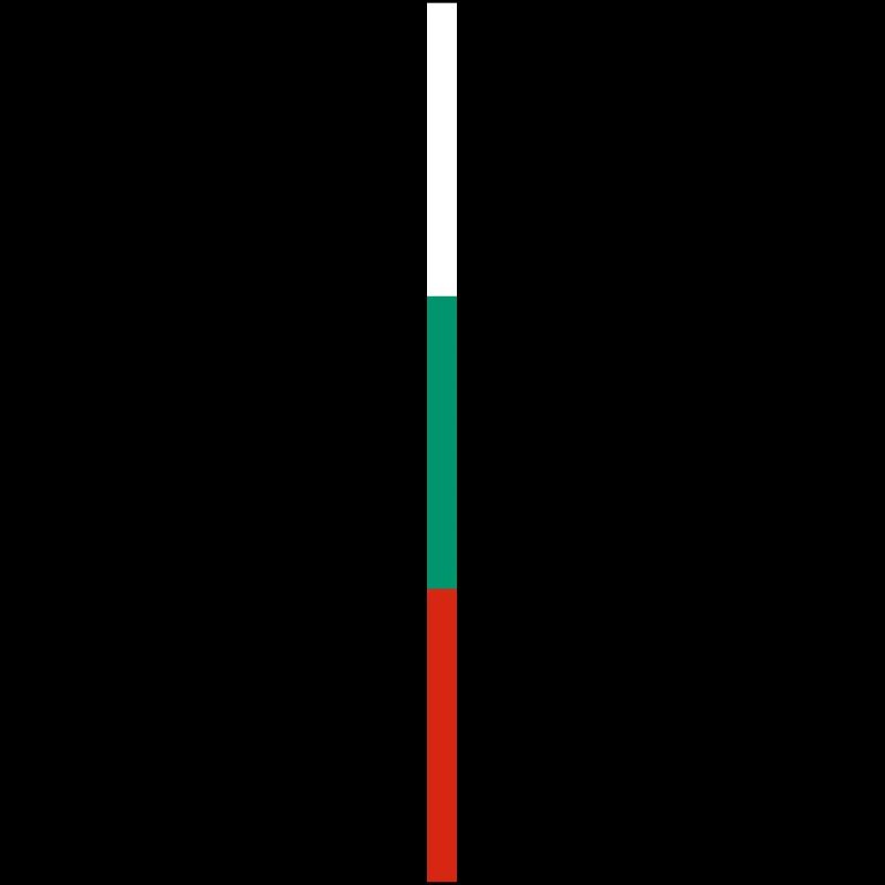 Drapeau de la Bulgarie - Style Stripes