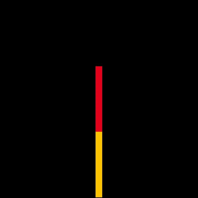 Germany flag style stripes