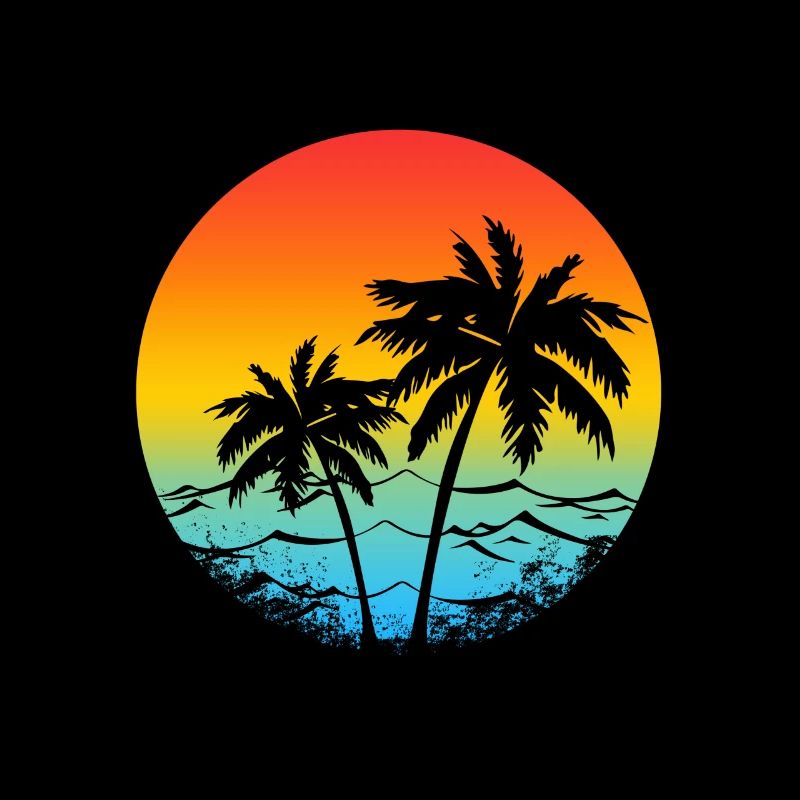 Plage - coucher de soleil
