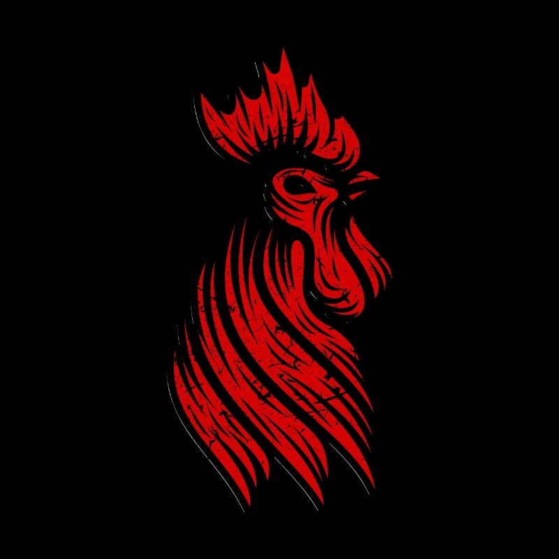 cool red chicken gift