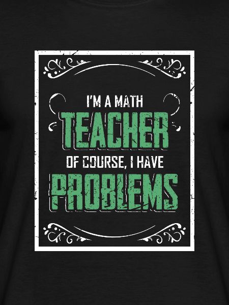 Mathelehrer Problem Texturiertes Geschenk