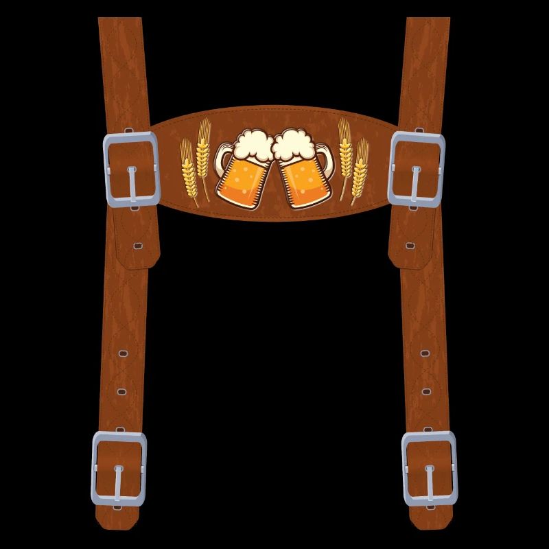 Bier Lederhose carrier Grappig Wiesn