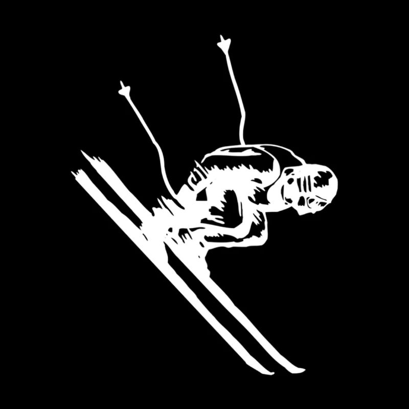 Skier, skiing