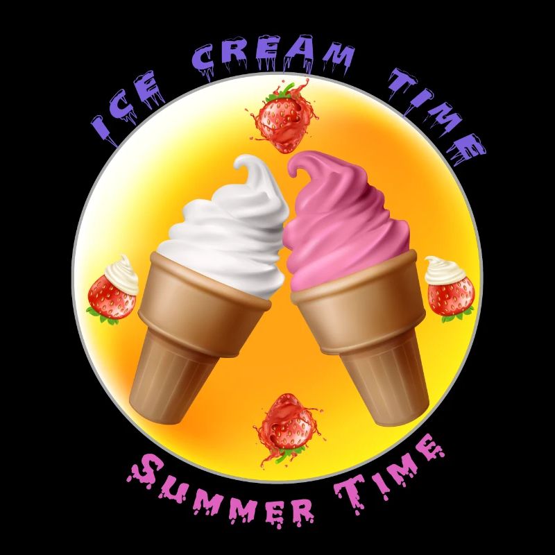 Eiscreme Zeit - Sommer Zeit