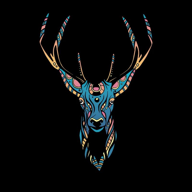 Trippy Deer - Psychedelic Deer