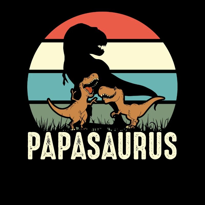 Funny Papasaurus Dino Dinosaur Gift