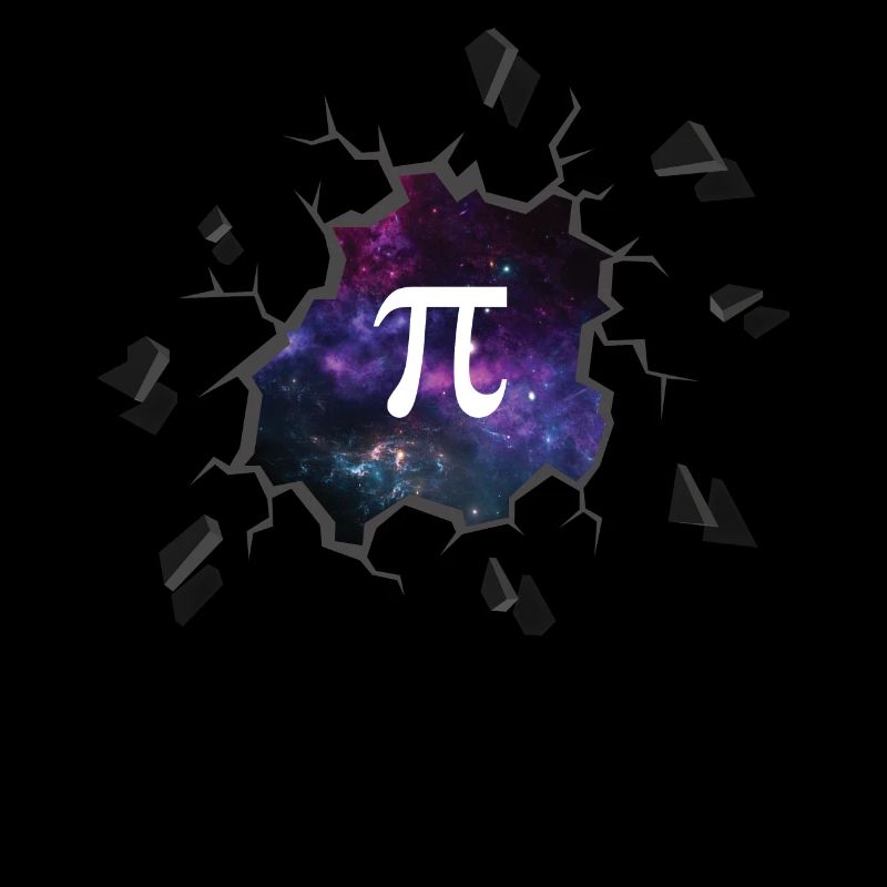 PI math symbol galaxy space stars universe
