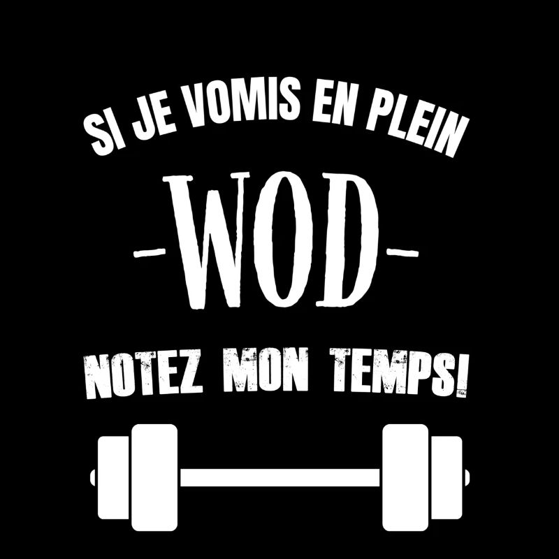 Si je vomis pendant le wod, notez mon temps cadeau