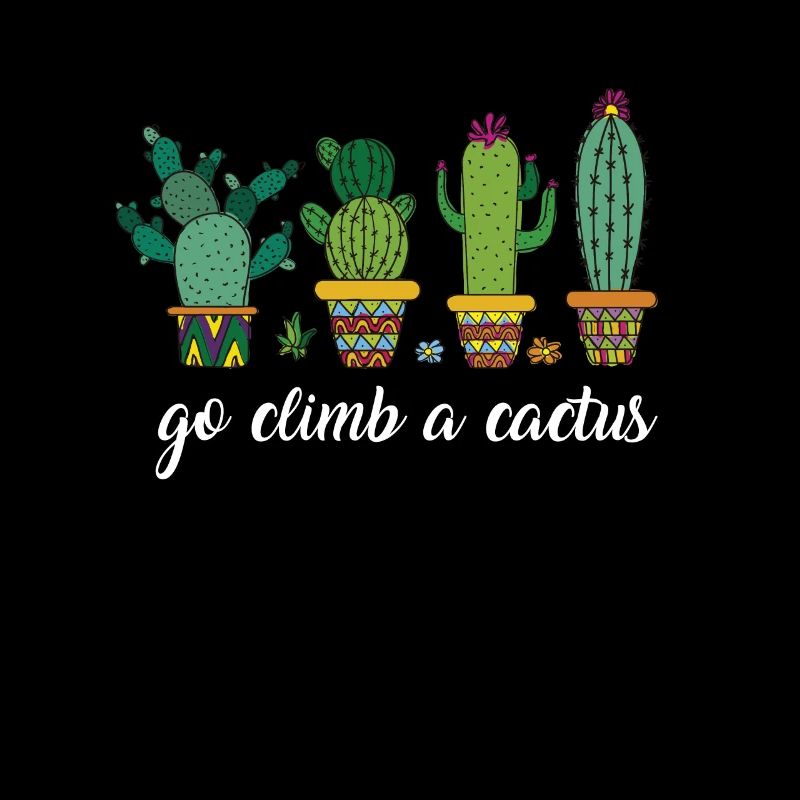 Cactus Plant Go Climb A Cactus