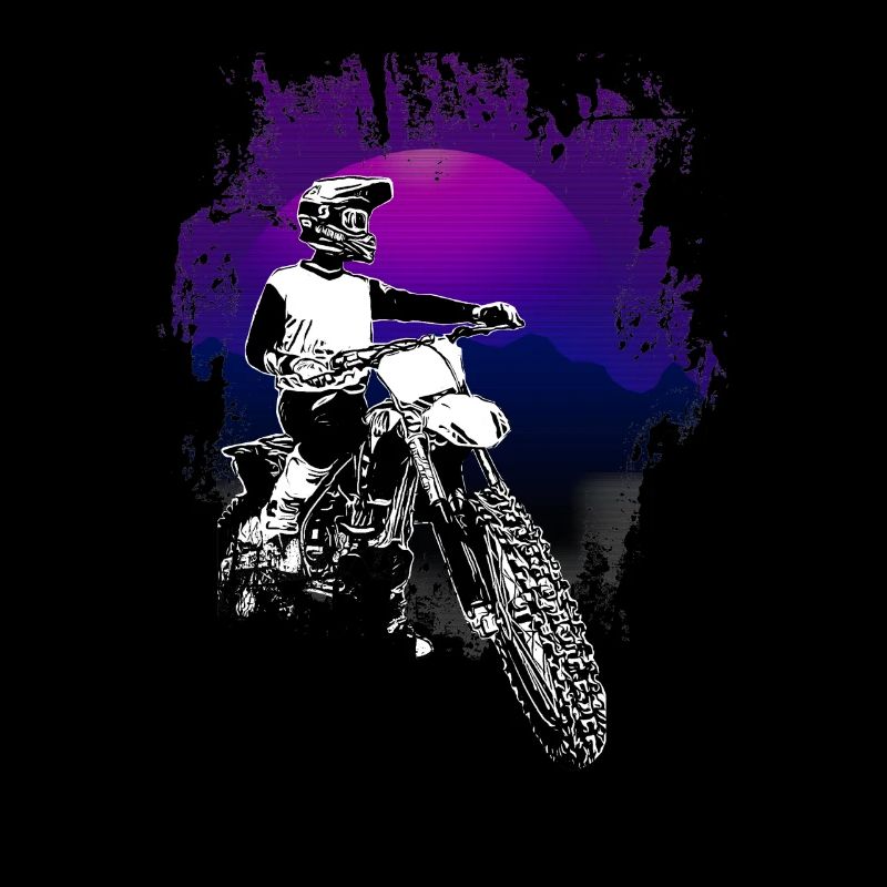 Motocross Design Enduro / Geschenkidee / MX Retro