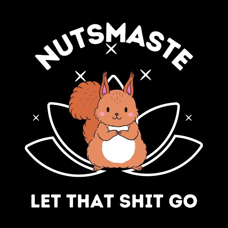 Squirrels and Buddha are namaste suitable