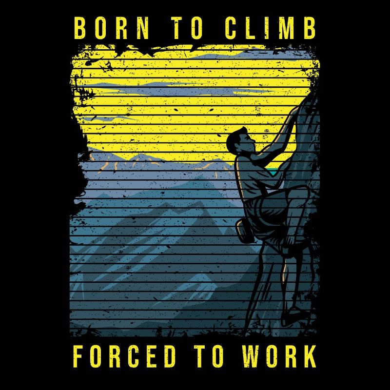 Rock Climbing Climber Born Climb