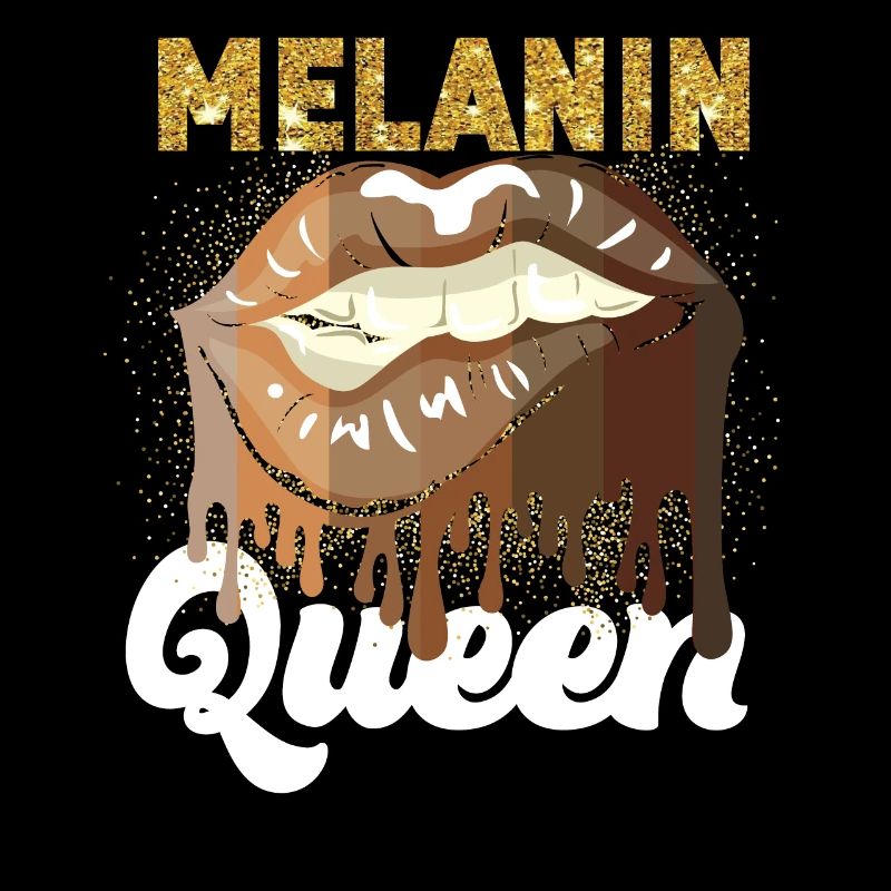 Black Pride Melanin Queen Lips