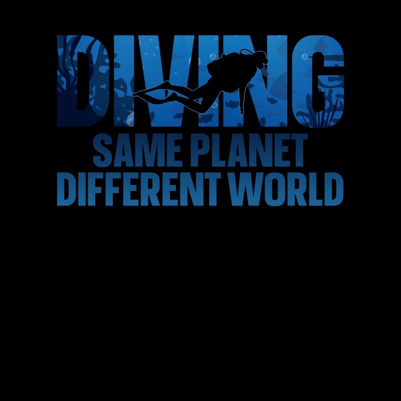 Scuba Diver Diving Same Planet