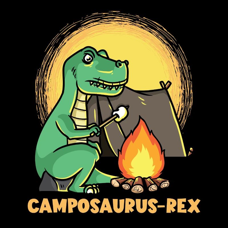 Dinosaure T-Rex Jurrasic Campfire Camping-car