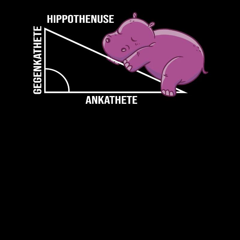 Funny Math Word Game Hippothenuse Hippopotamus