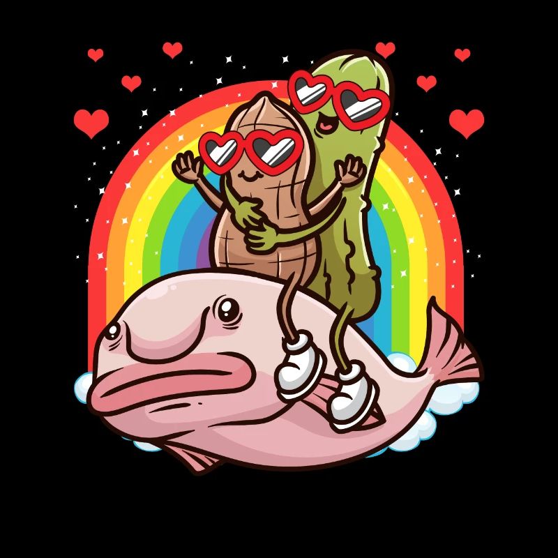 Peanut And Cucumber Blobfish Pickle