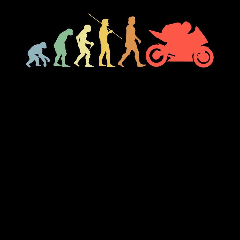 Rennmaschine Evolution Retro Motorrad Geschenk