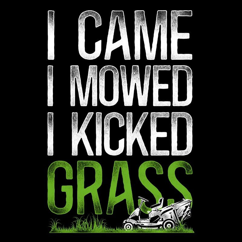 Lawn Mower Mowing Dad Father