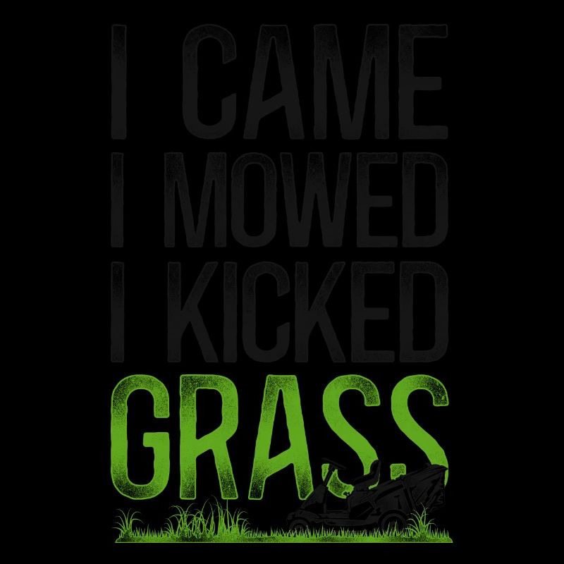 Lawn Mower Mowing Dad Father