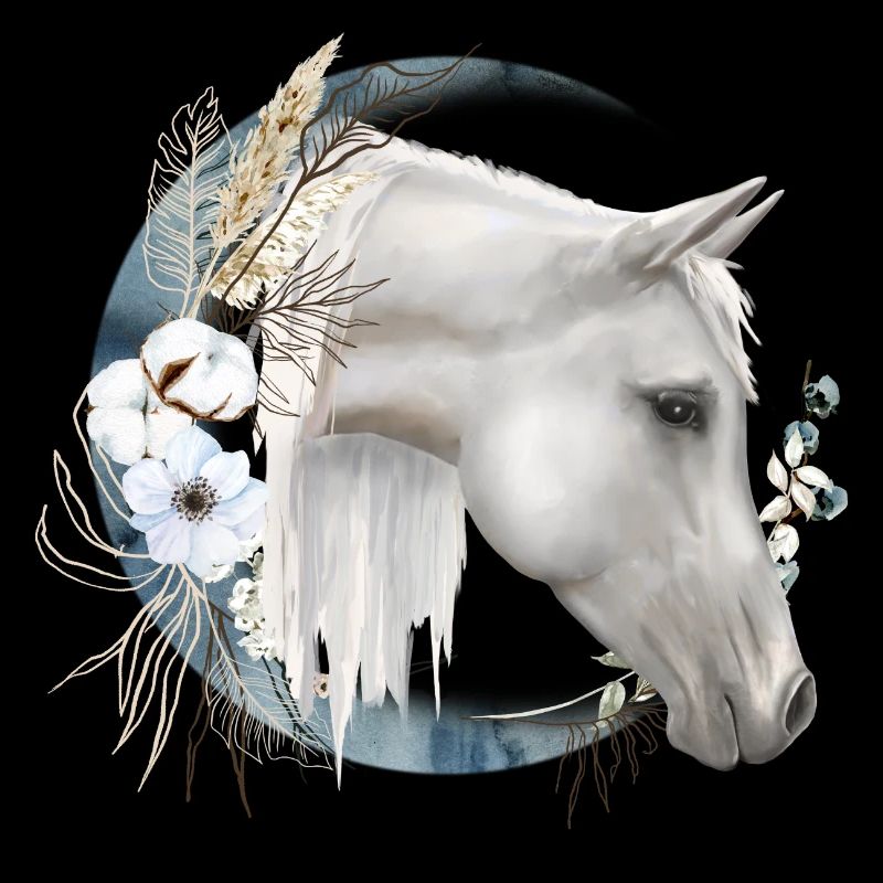 Motif cheval Boho