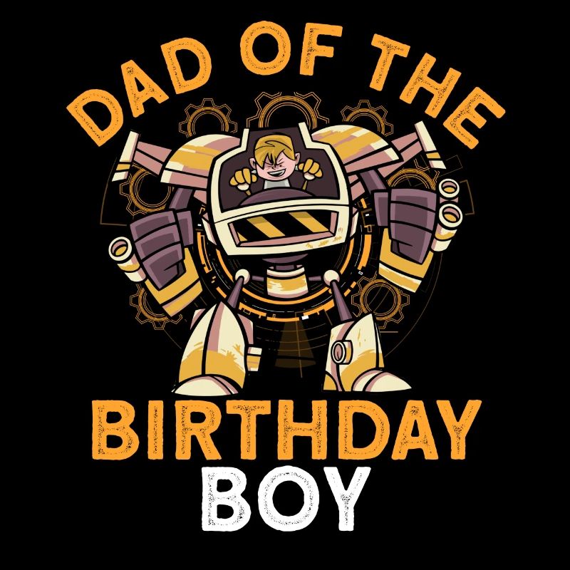 Papa du garçon d’anniversaire