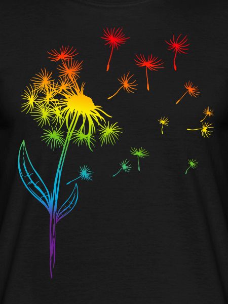 Pusteblume Löwenzahn Regenbogen Pflanze