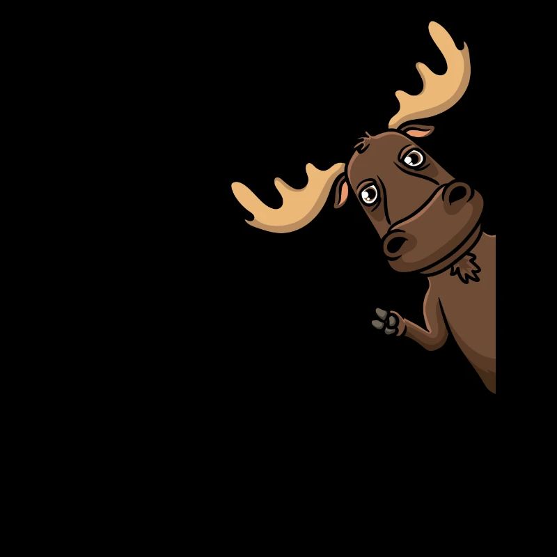 Elk Alaskan Moose Drôle