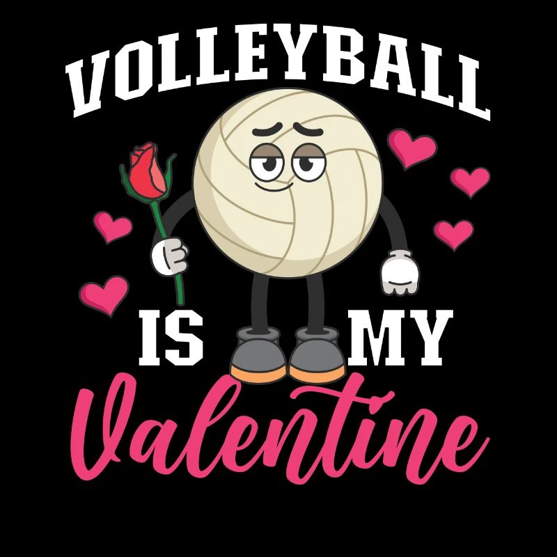Volleyball Player Team Valentines