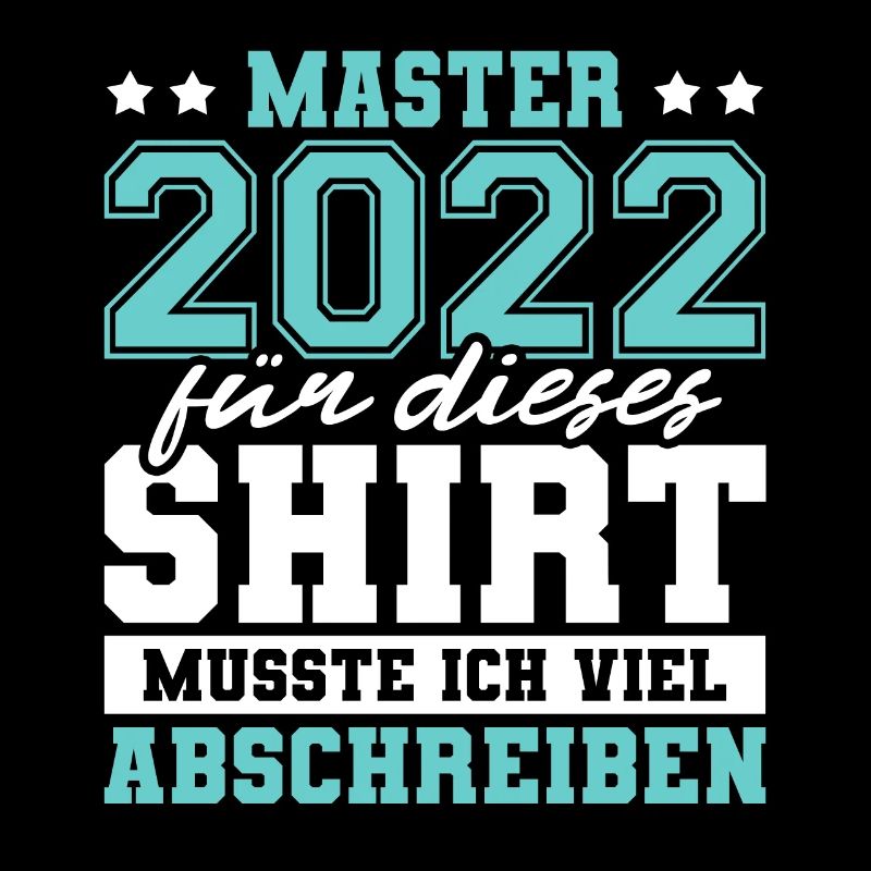 Master 2022 Abschluss Geschenk Studium Absolvent