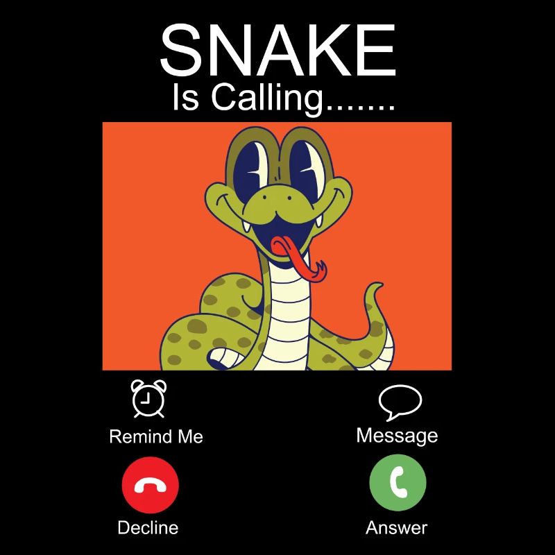 Serpent Serpent Téléphone Affichage Serpent