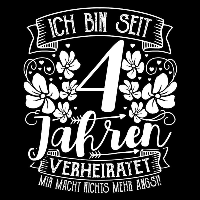 4 years married 4th wedding anniversary