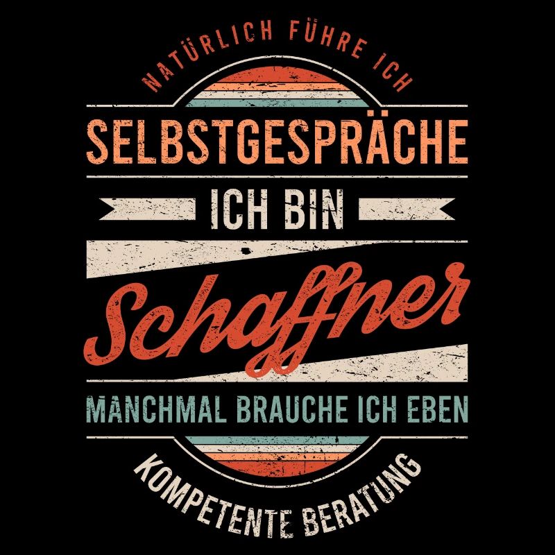 Schaffner Arbeitskollege Kollege Geschenk Retro