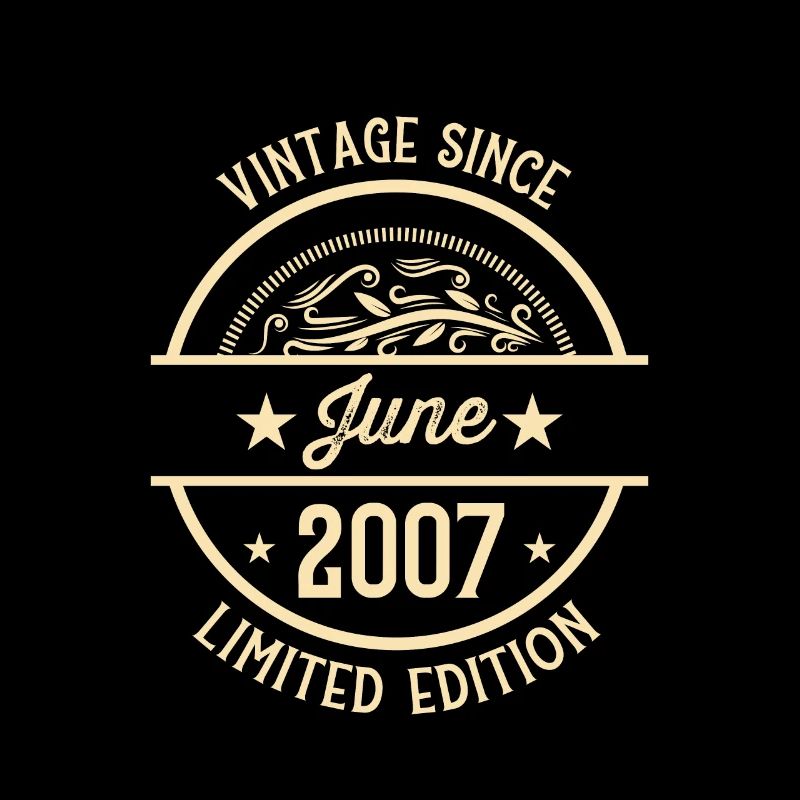 Geburtstag Vintage seit Juni 2007