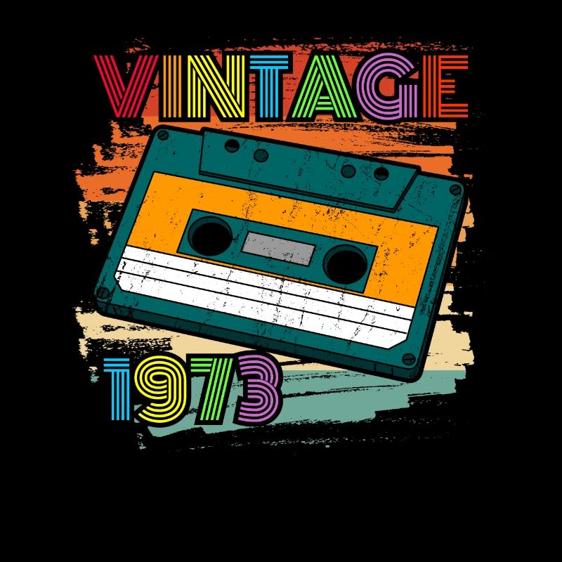 awesome since 1973 Kassette 70er 49. Geburtstag