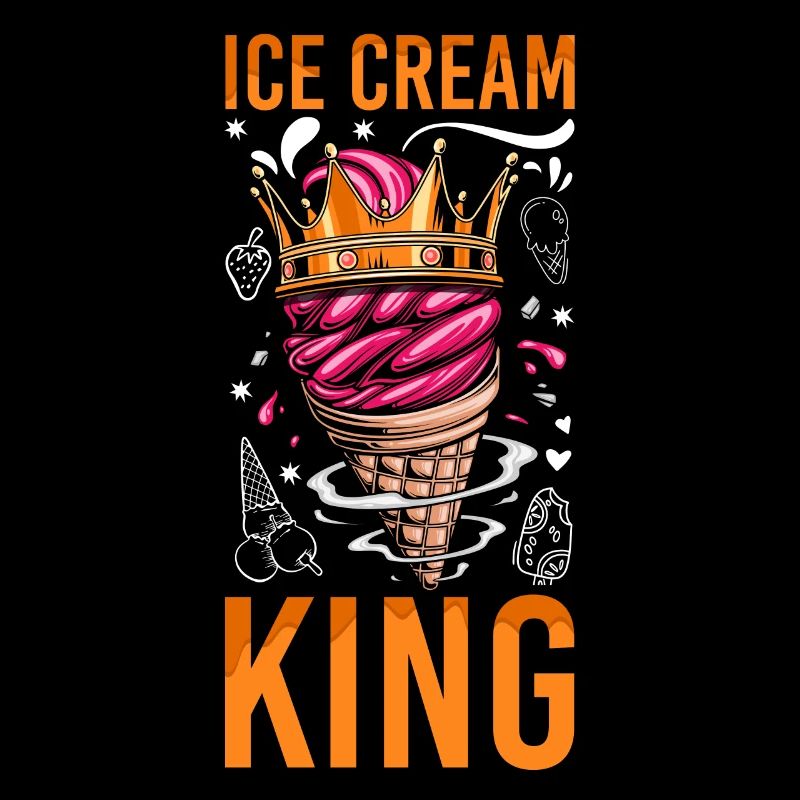 Crème glacée Cone Crown Crème glacée