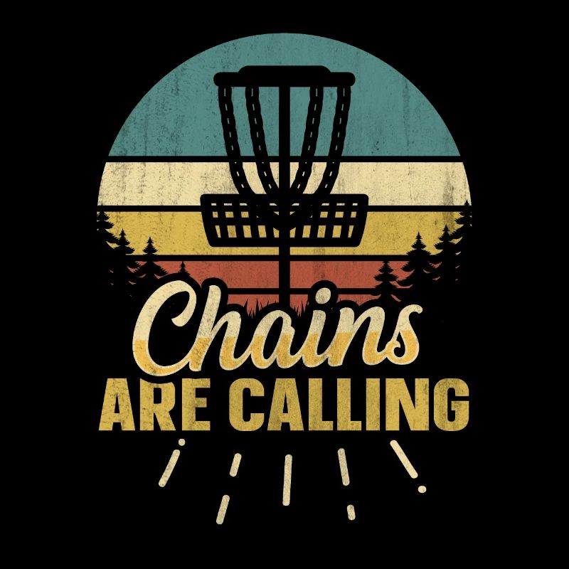 Les chaînes rétro Sunset appellent le disc golf
