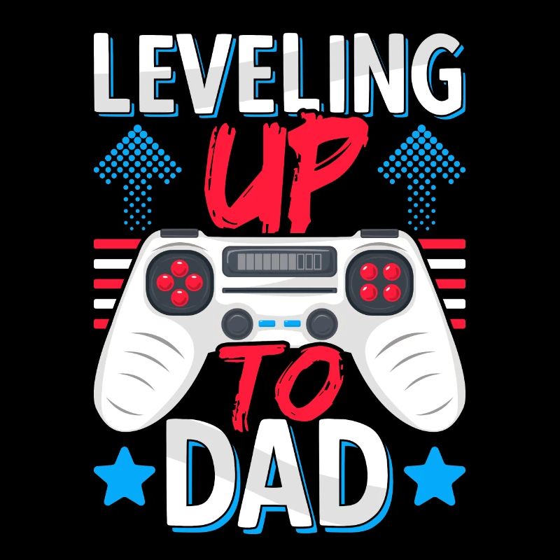 Dad-to-be Future Father Leveling Up Dad