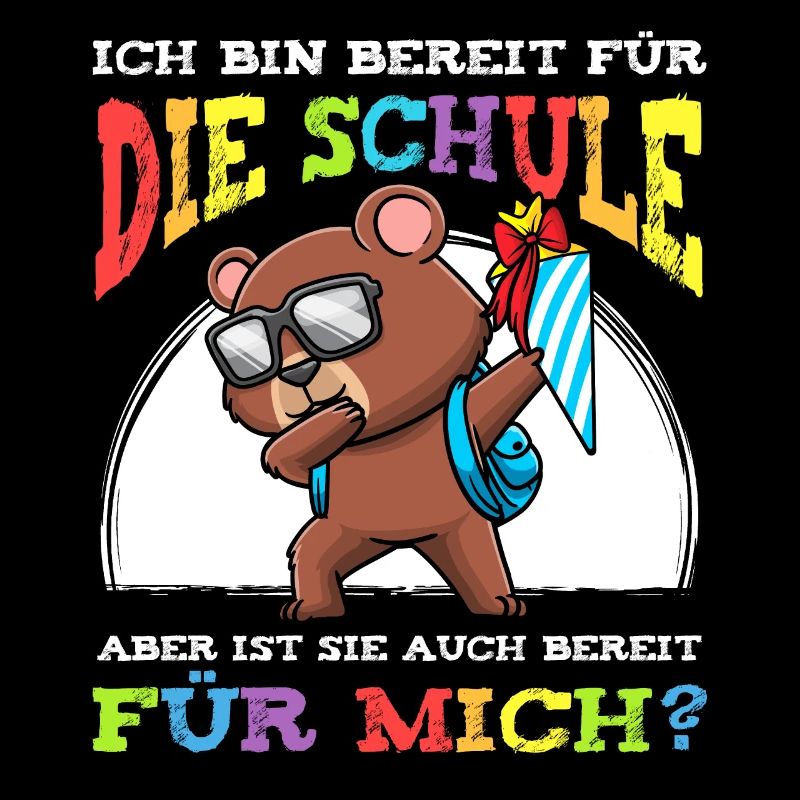 Schulkind Einschulung Bär